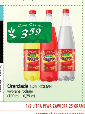 Oranżada Hellena promocja w CEZAR Delikatesy