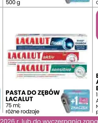Pasta do zębów Lacalut flora promocja w Stokrotka