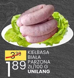 Kiełbasa biała parzona promocja w Wafelek