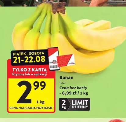 Banan luz promocja w Intermarche