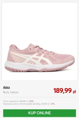 Buty halowe Asics promocja w eobuwie.pl