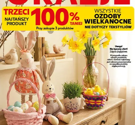 Wszystkie ozdoby wielkanocne promocja w Kaufland