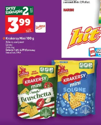 Krakersy Mini Lorenz promocja w TOPAZ