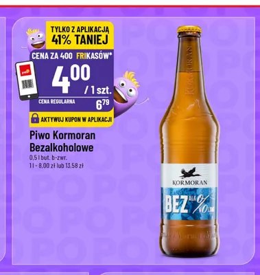 Piwo bezalkoholowe Kormoran promocja w POLOmarket