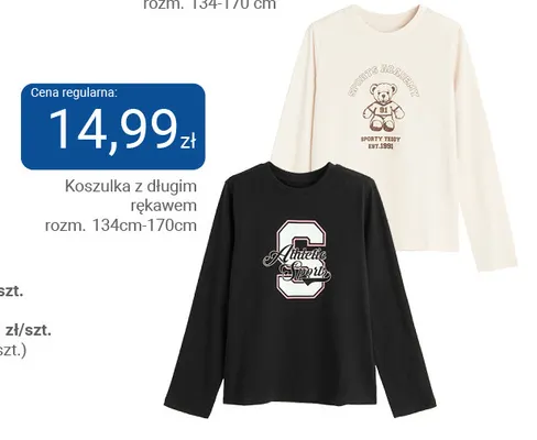 Koszulka z długim rękawem promocja w Smyk