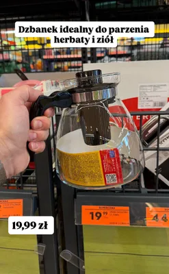 Dzbanek z zaparzaczem do herbaty i ziół promocja w Biedronka