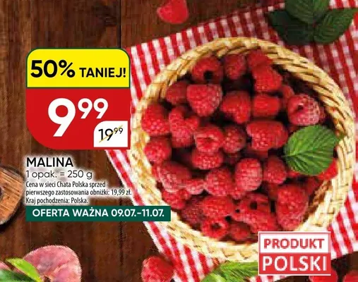 Malina polska promocja w Chata Polska