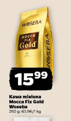 Kawa mielona Woseba Mocca Fix Gold promocja w Netto