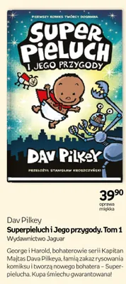 Komiks Superpieluch i jego przygody promocja w Empik