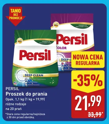 Proszek do prania na 20 prań Persil promocja w Aldi