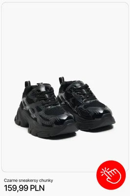 Sneakersy chunky Cropp promocja w Cropp