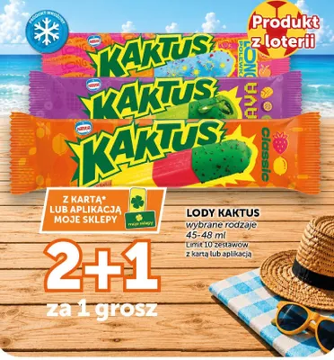 Lody Kaktus Classic Nestle promocja w Groszek
