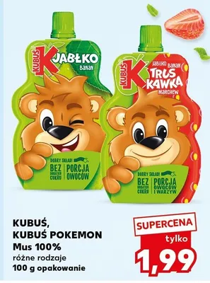 Mus 100% różne rodzaje promocja w Kaufland