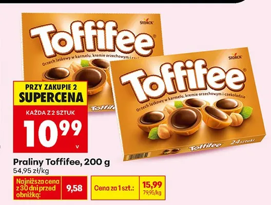 Praliny z orzechem w karmelu promocja w Biedronka