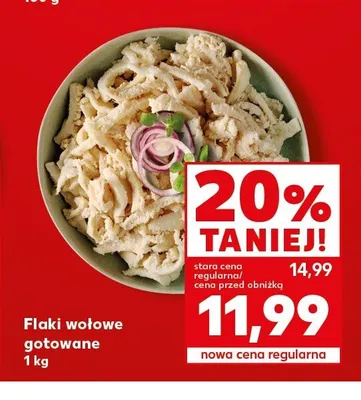 Flaki wołowe gotowane promocja w Kaufland