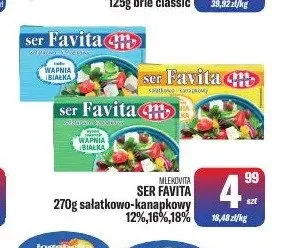 Ser Favita Mlekovita promocja w Tomi Markt