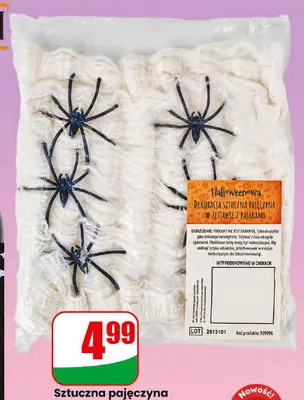 Sztuczna pajęczyna promocja w Dino