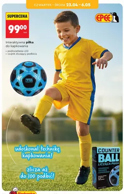 Interaktywna piłka do kapkowania promocja w Biedronka