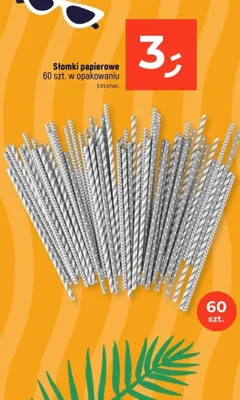 Słomki papierowe promocja w Dealz