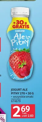 Jogurt Ale Pitny Danone promocja w Selgros