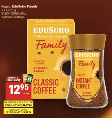 Kawa mielona Eduscho Family Classic Coffee promocja w Delikatesy Centrum