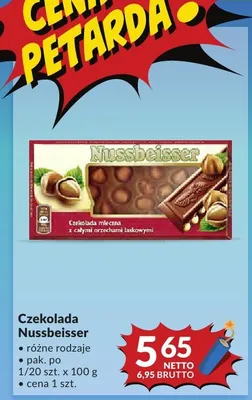 Czekolada Nussbeisser promocja w Makro