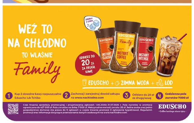 Kawa rozpuszczalna Eduscho Instant Intense promocja w Euro Sklep
