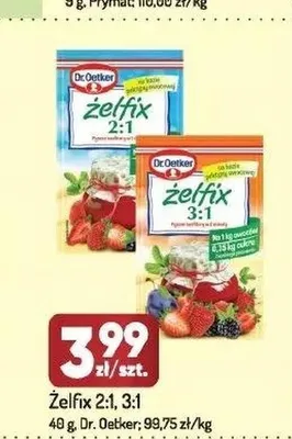 Żelfix 3:1 Dr. Oetker promocja w Avita