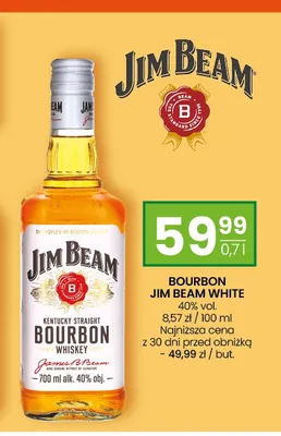 Bourbon Jim Beam White promocja w Twój Market