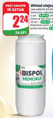 Wkład olejowy WO4 Bispol Memoria promocja w Dino