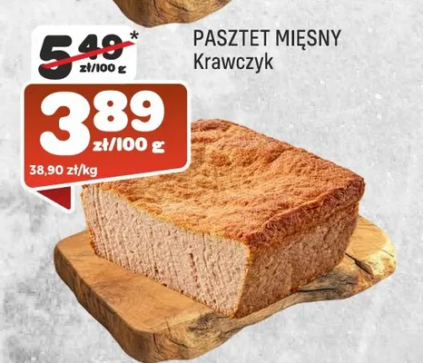 Pasztet mięsny Krawczyk promocja w Społem Praga