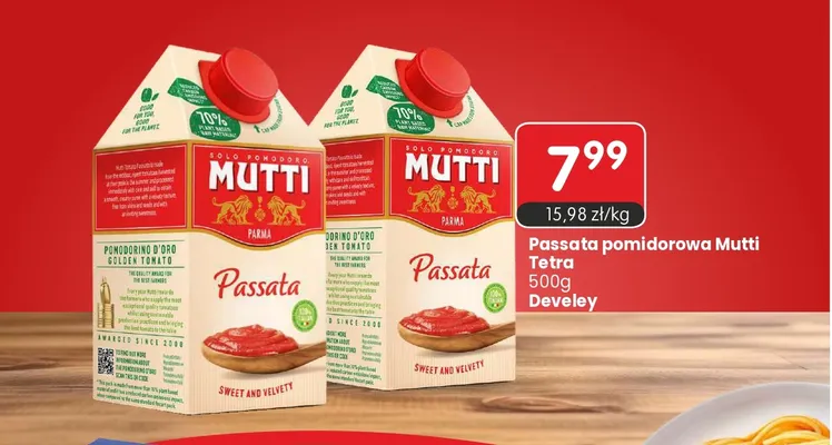 Passata pomidorowa Mutti Tetra promocja w Market Point