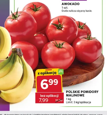 Pomidory malinowe polskie promocja w Stokrotka