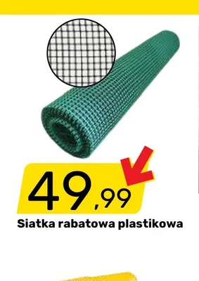 Siatka rabatowa plastikowa 1,2x5 m promocja w Bricomarche