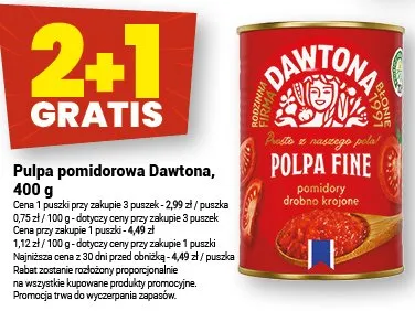 Pulpa pomidorowa promocja w Twój Market