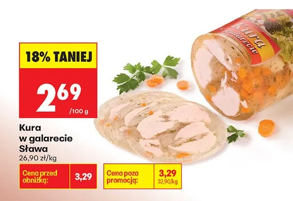 Kura w galarecie Sława promocja w Biedronka