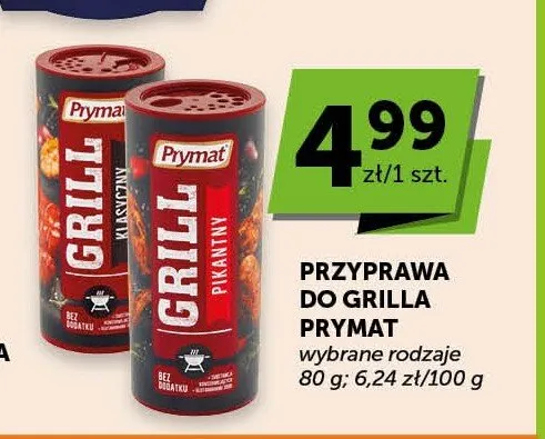 Przyprawa do grilla PRYMAT pikantny promocja w Euro Sklep