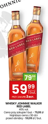 Whisky Johnnie Walker Red Label promocja w Twój Market