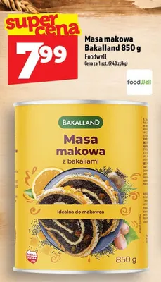 Masa makowa Bakalland promocja w TOPAZ