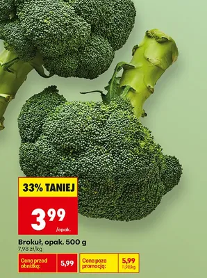 Brokuł promocja w Biedronka