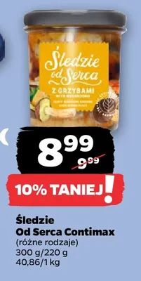 Śledzie Od Serca Contimax promocja w Netto