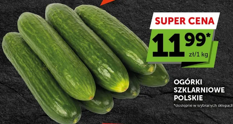 Ogórki szklarniowe polskie promocja w Euro Sklep