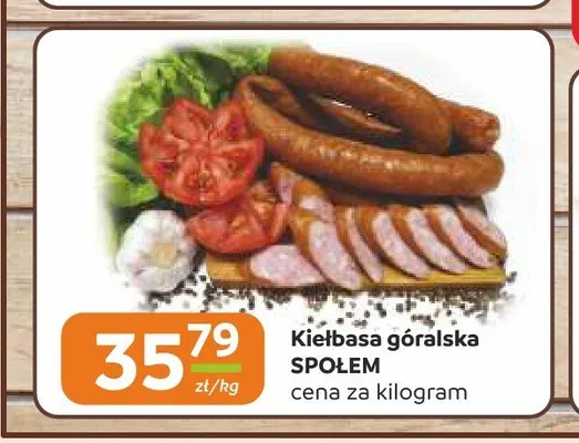 Kiełbasa góralska Społem promocja w Społem Częstochowa