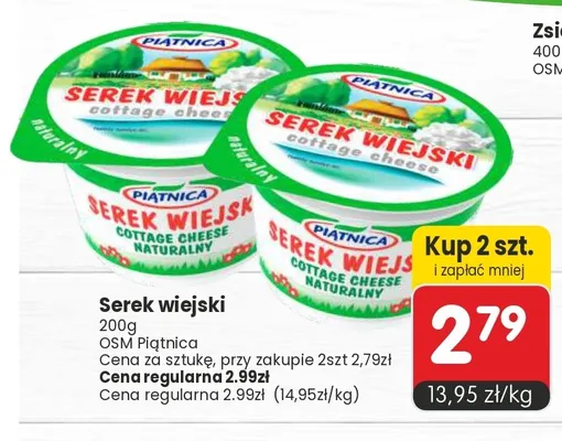 Serek wiejski Piątnica promocja w Market Point