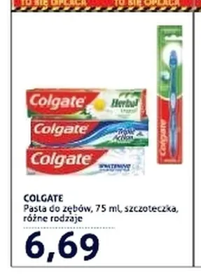 Pasta do zębów Colgate promocja w Blue Stop