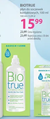 Płyn do soczewek kontaktowych promocja w Hebe