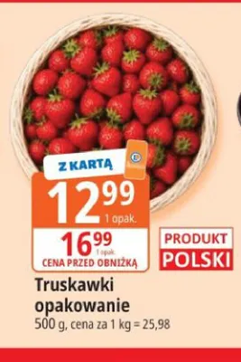 Truskawki polskie promocja w Leclerc