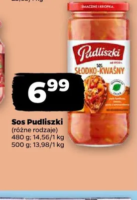 Sos słodko-kwaśny Pudliszki promocja w Netto