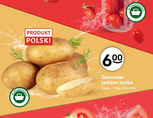 Ziemniaki jadalne siatka promocja w Żabka