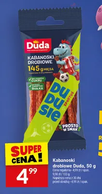Kabanoski drobiowe Duda promocja w Twój Market